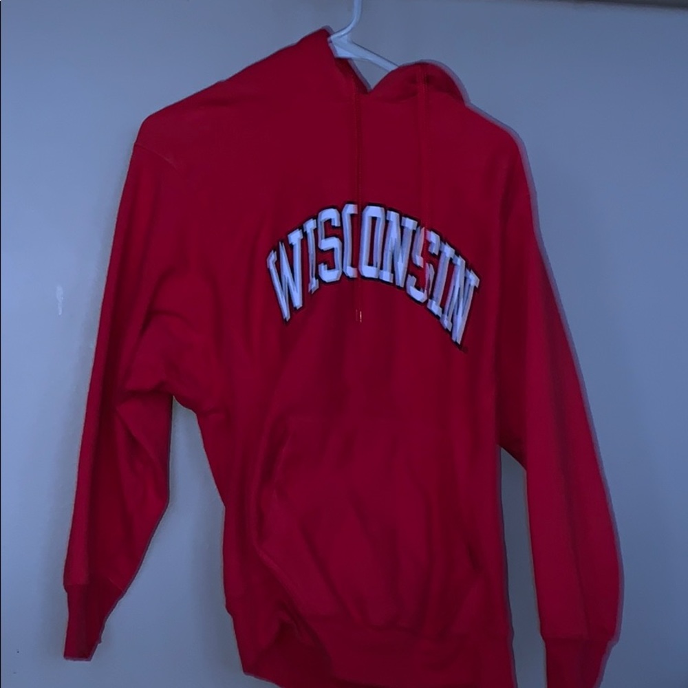 wisconsin red hoodie